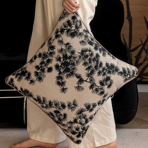 Image of Midnight Pine Throw Pillow Cover