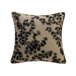 Midnight Pine Throw Pillow Cover