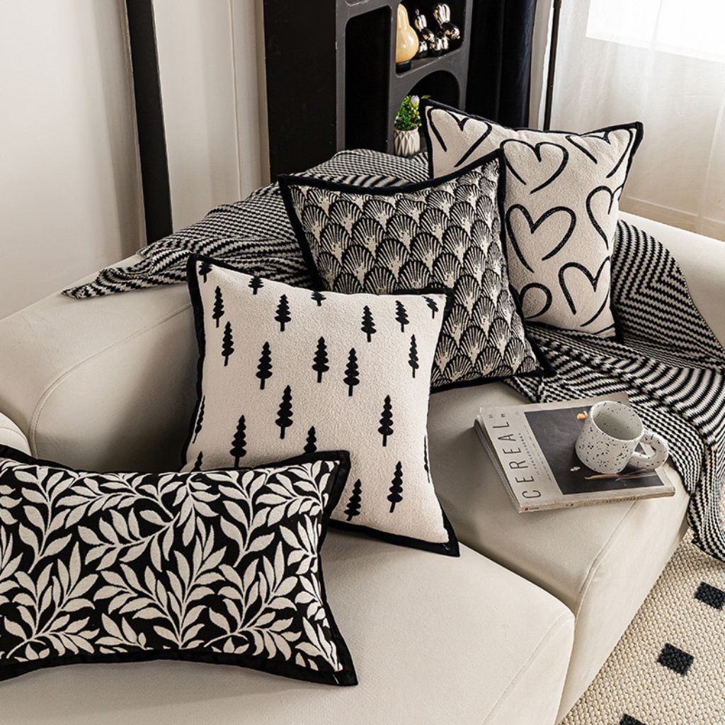 Midnight Vines Lumbar Pillow Cover