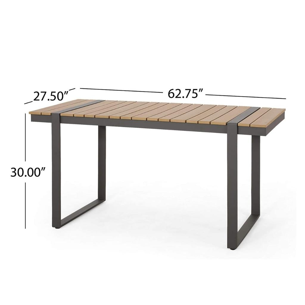 Mora Outdoor Aluminum Dining Table