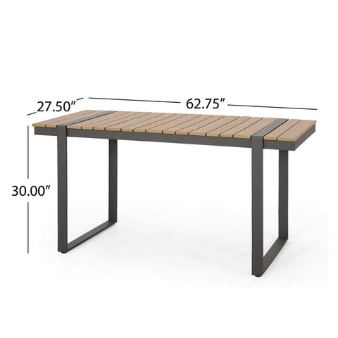 Image of Mora Outdoor Aluminum Dining Table