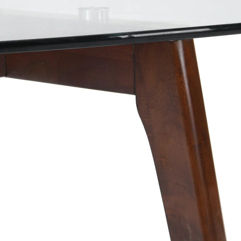 Image of Mosier Mid-Century Modern Coffee Table with Glass Top