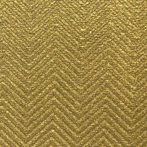 Image of Mustard Yellow Herringbone Textured Throw Pillow Cover