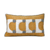 Mustard Yellow Tufted Arches Lumbar Pillow Cover