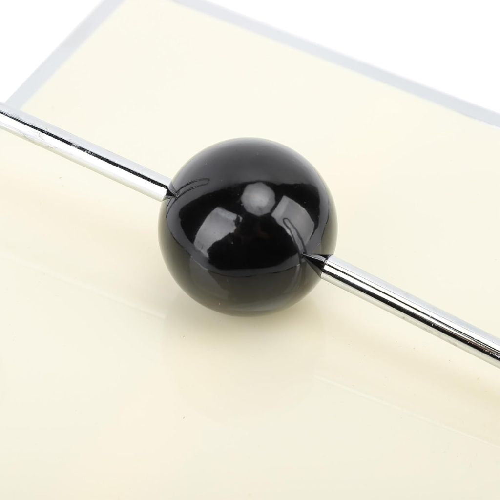 Napkin Holder with Weighted Black Sphere