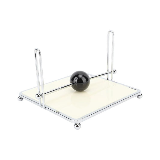 Napkin Holder with Weighted Black Sphere