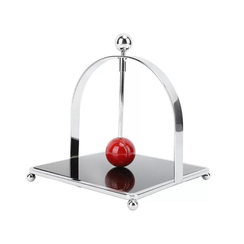 Image of Napkin Holder with Weighted Red Sphere