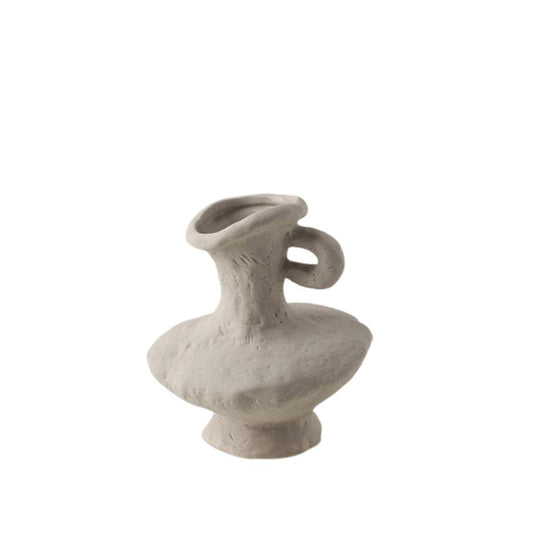 Natural Coloured Miniature Sculptural Ceramic Vase