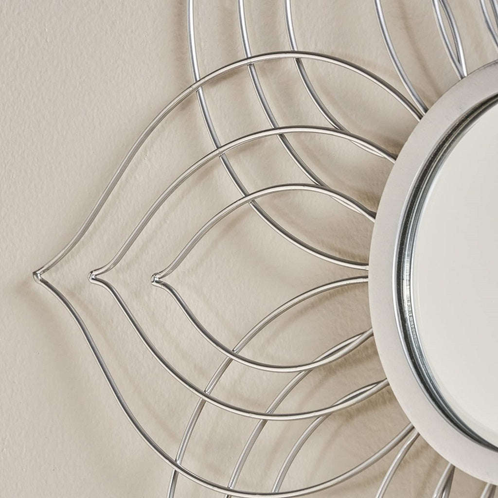 Ophelia Floral Finished Wall Mirror