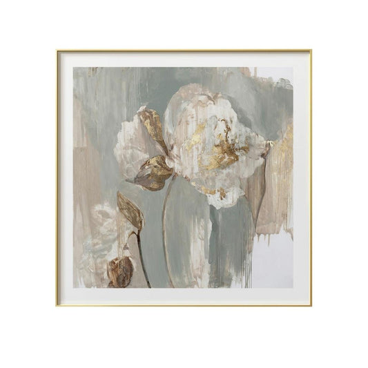 Peony in Mist Framed Print