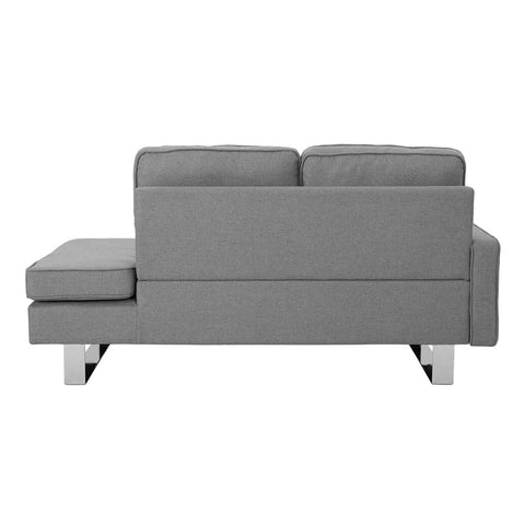 Image of Phelps Modern Fabric Chaise Loveseat
