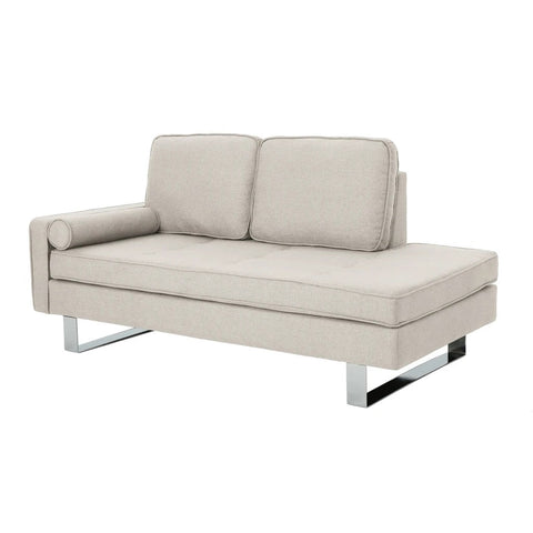 Image of Phelps Modern Fabric Chaise Loveseat