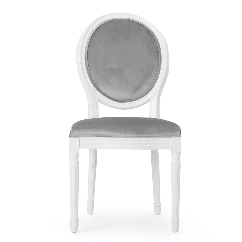 Phinnaeus Contemporary Velvet Dining Chairs (Set of 2)