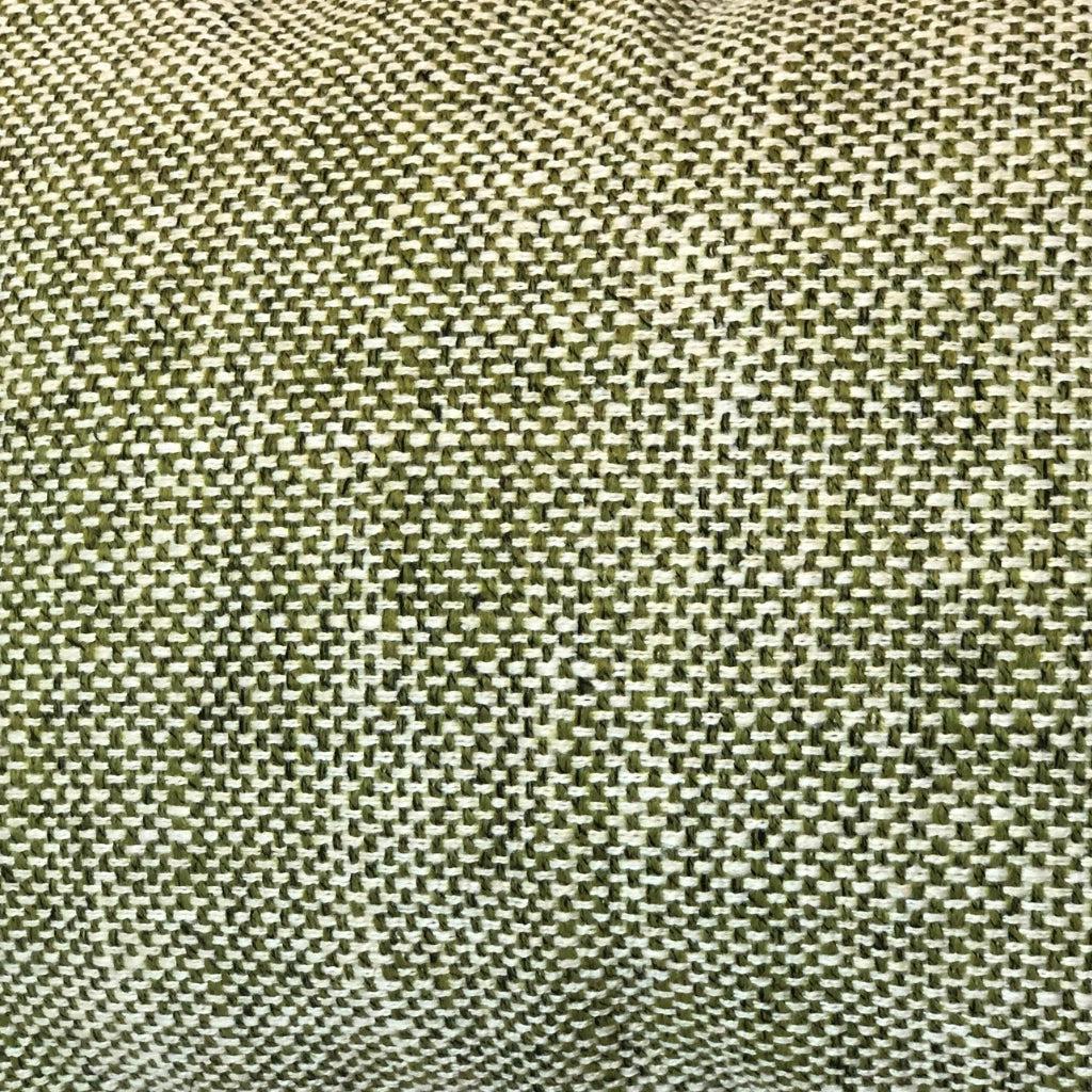 Pickle Green Woven Textured Lumbar Pillow Cover