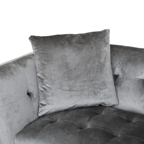 Image of Ryliegh Modern Glam 3 Seater Velvet Sofa