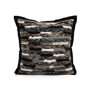 Sable Stripes Throw Pillow Cover