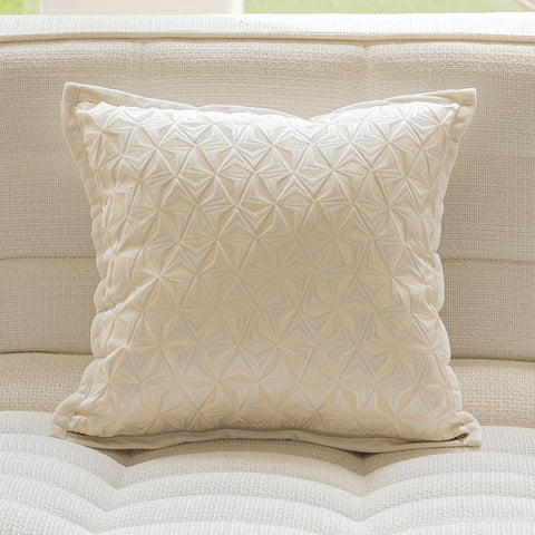 Image of Shimmering Pinwheel Jacquard Throw Pillow Cover