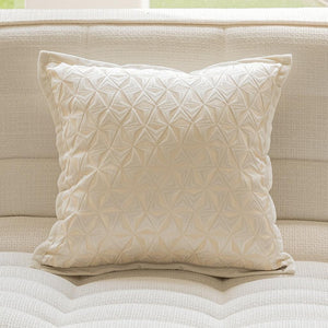 Shimmering Pinwheel Jacquard Throw Pillow Cover