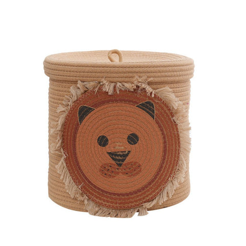 Image of Simba Lion Cotton Rope Storage Basket