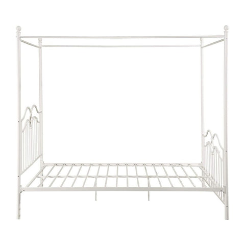 Image of Simona Traditional Iron Canopy Queen Bed Frame