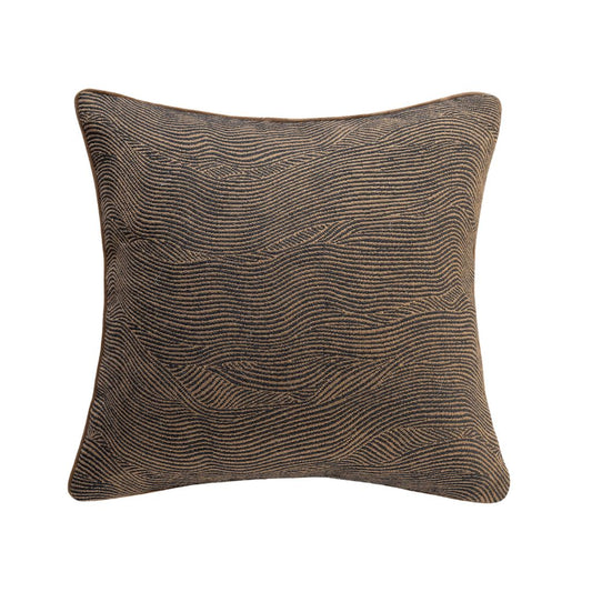 Smoky Waves Throw Pillow Cover