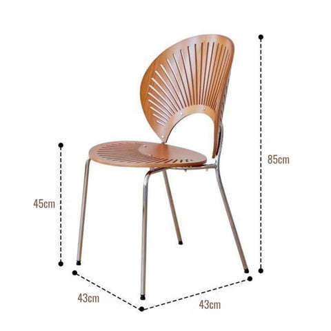 Image of Sunburst Fanback Dining Chair