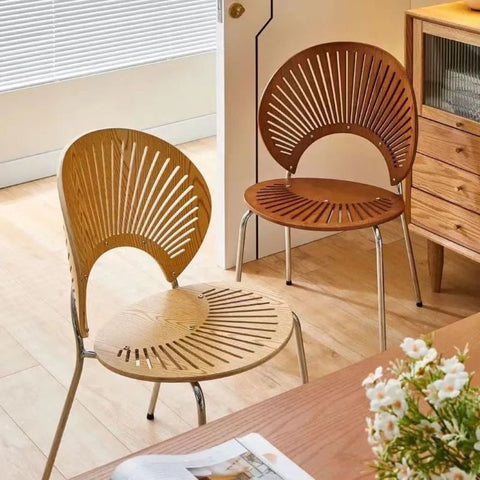 Image of Sunburst Fanback Dining Chair