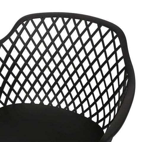 Image of Tate Outdoor Modern Dining Chair (Set of 2)
