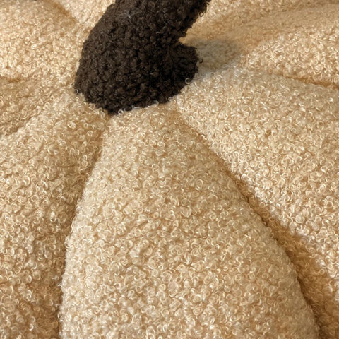 Image of Teddy Fleece Pumpkin Plush Toy Pillow