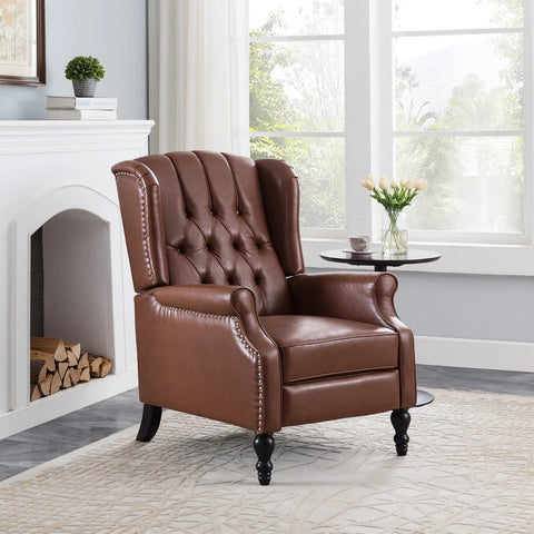 Image of Temzyl Contemporary Tufted Recliner
