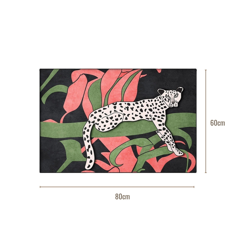 The Majestic Cheetah Perch Framed Print