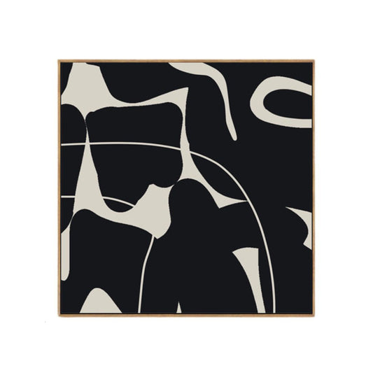 The Still Between Abstract Wall Art Framed Print