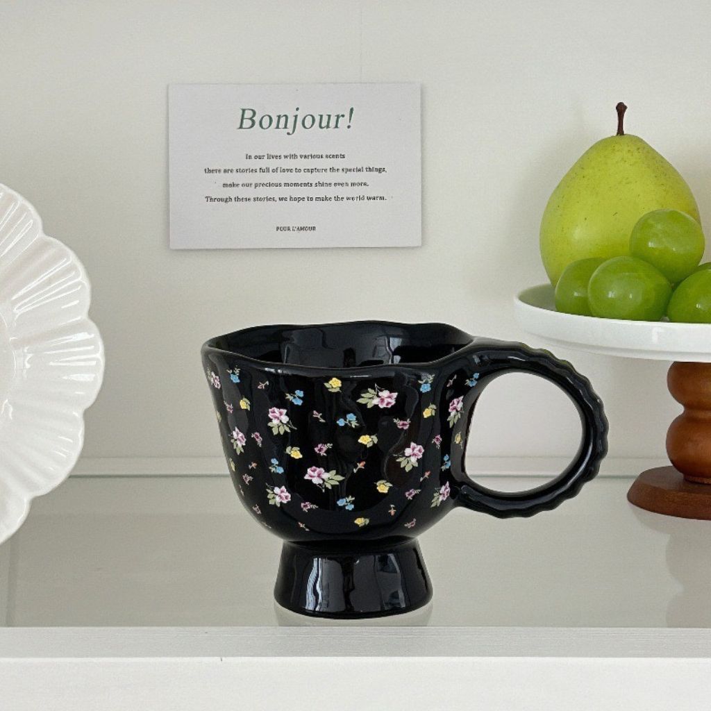 The Vintage Midnight Blossom Cup