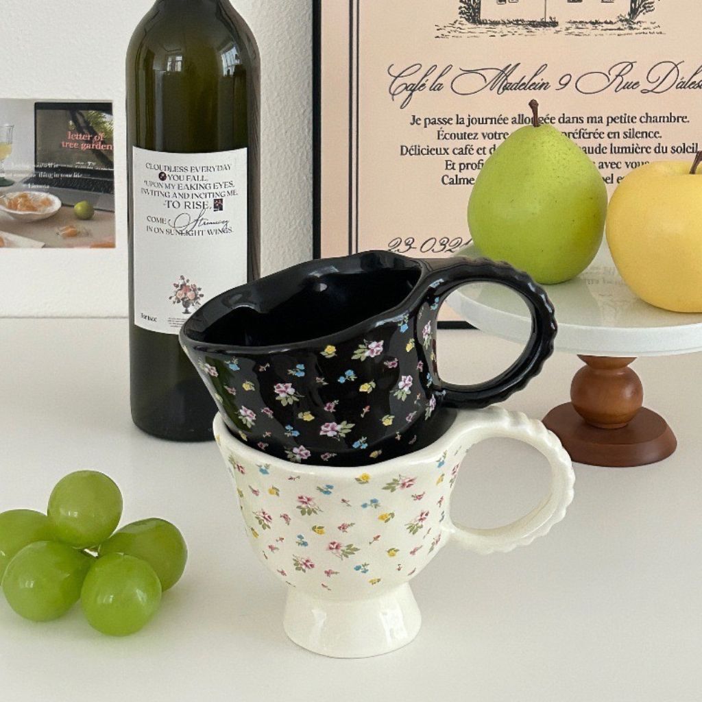 The Vintage Midnight Blossom Cup