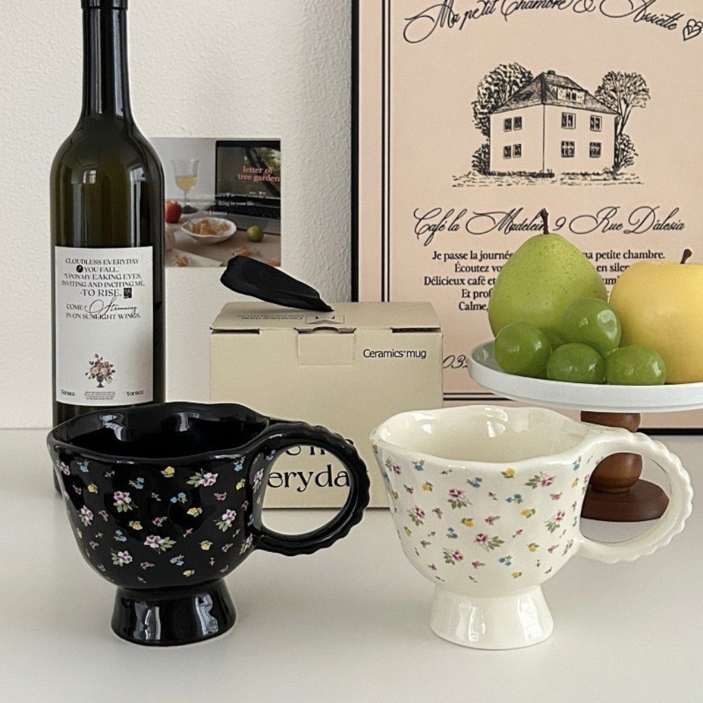 The Vintage Midnight Blossom Cup