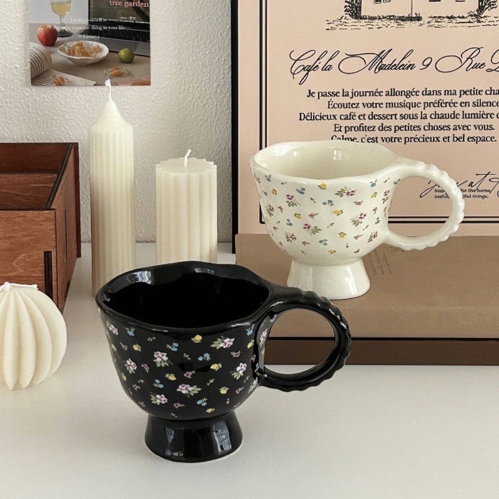 The Vintage Midnight Blossom Cup