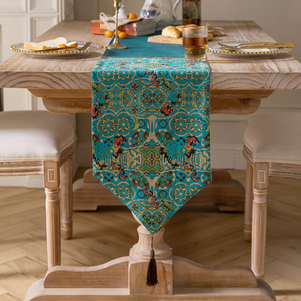 Vibrant Ethnic Bohemian Table Runner