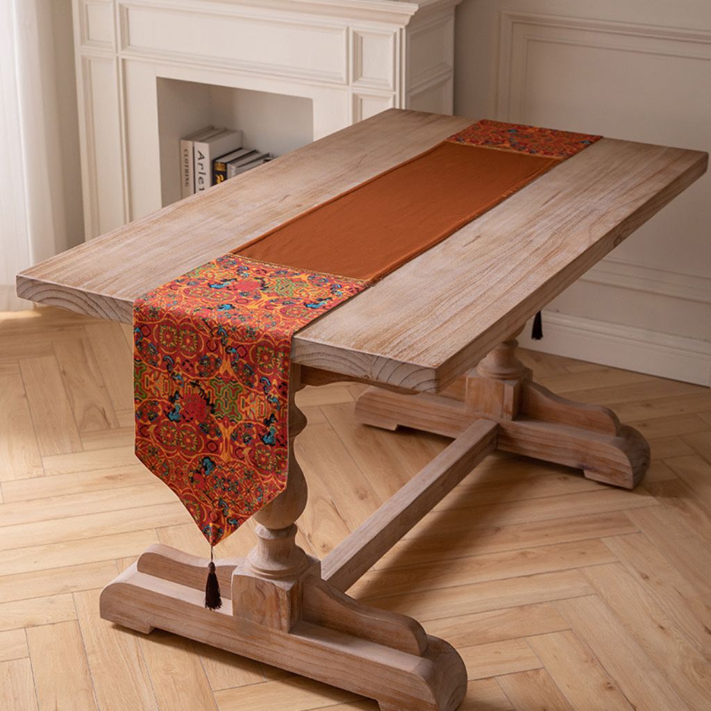 Vibrant Ethnic Bohemian Table Runner