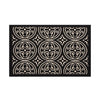 Vintage Black Vine Non-slip Doormat