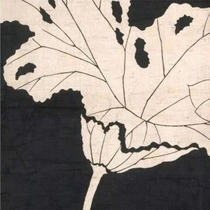 Vintage Black and White Lotus Framed Print