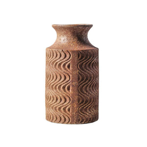 Wavy Lines Vintage Decorative Vase