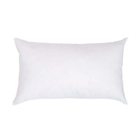 Image of White Polyester Pillow Insert 30 x 50cm