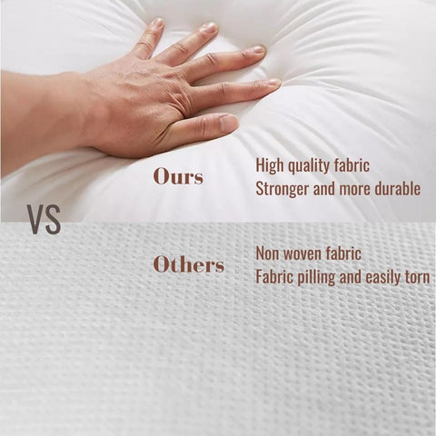 Image of White Polyester Pillow Insert 45 x 45cm