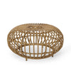 Whitetail Outdoor Boho Wicker Coffee Table