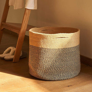 Wide Cotton Rope Laundry Basket