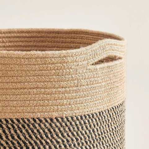 Image of Wide Cotton Rope Laundry Basket