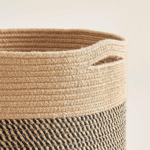 Wide Cotton Rope Laundry Basket