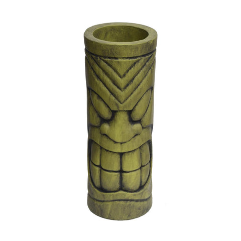 Image of Jayleen Outdoor Tiki Urn, Antique Green Finish