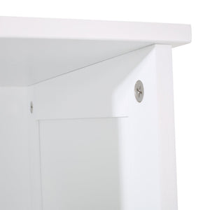 Bakari Contemporary Free Standing Linen Tower Storage Bathroom Cabinet